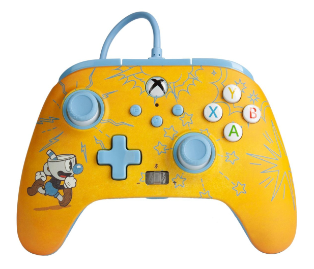 PowerA XS Pad przewodowy Enhanced Cuphead Mugman - 1129182 - zdjęcie